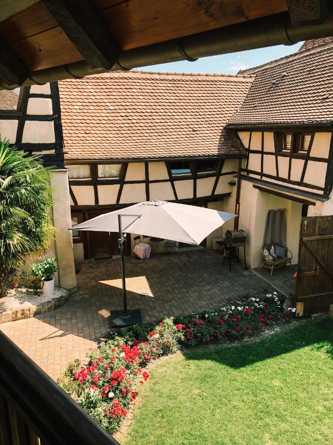 Maison d'hôtes La Rose d'Alsace Rosheim Exterior foto